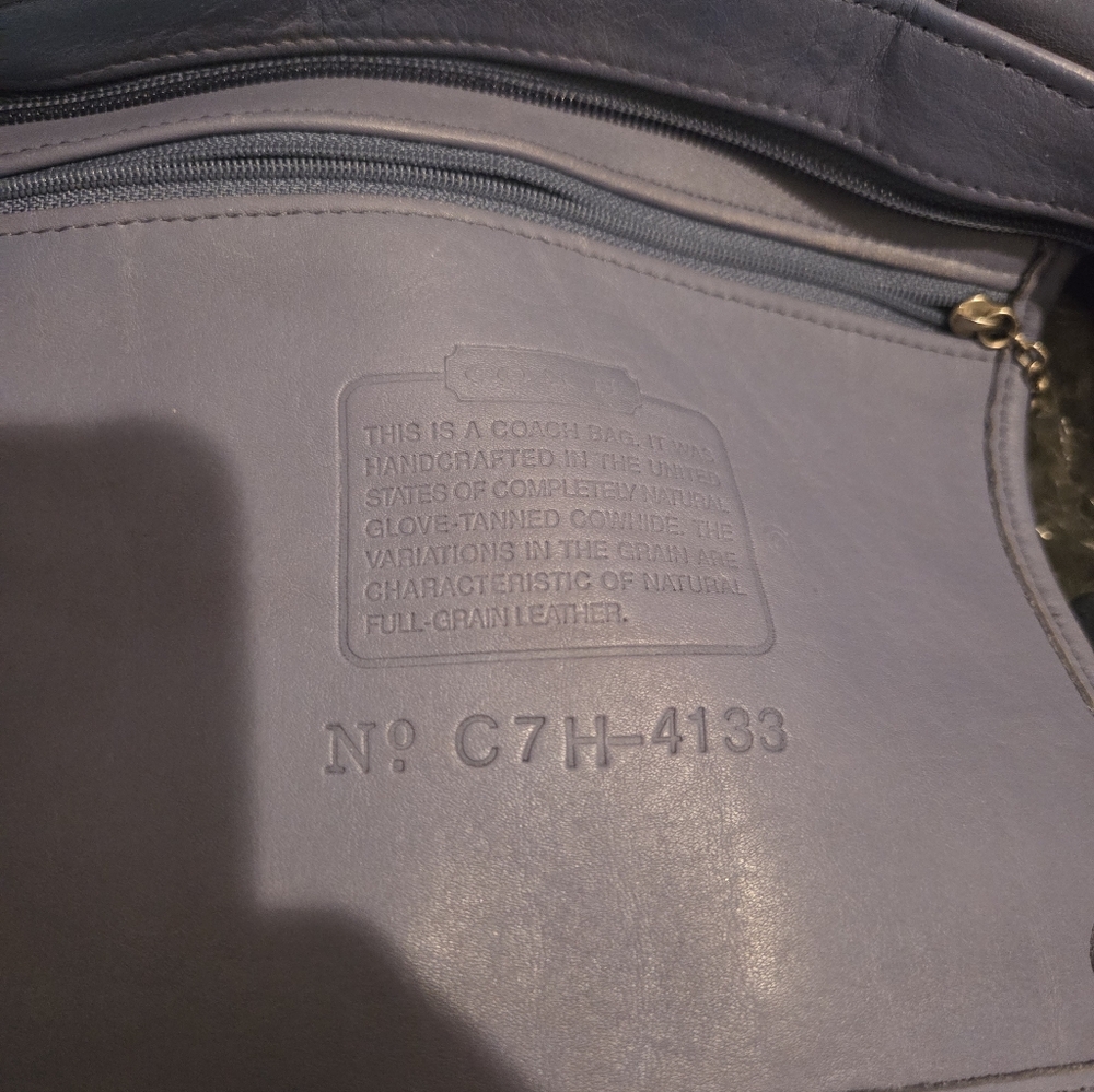 Coach Waverly RARE Periwinkle - Picture 5 of 6